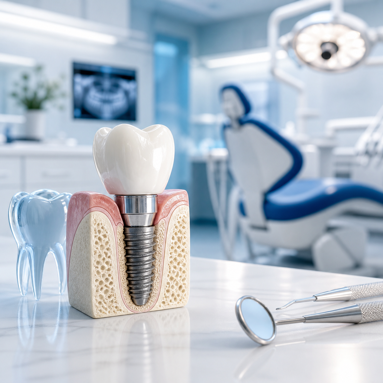 Dental implant treatment for family dentistry