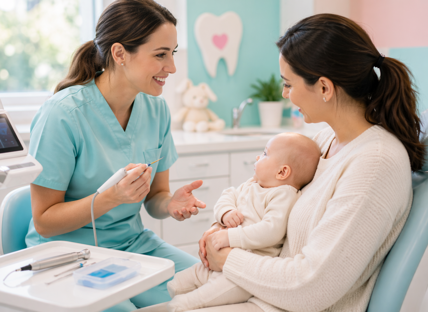 Laser tongue tie surgery consultation at Happy Family Dental Clinic